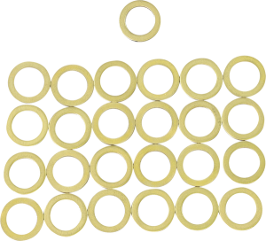 MOOSE RACING Banjo Washers Silver, 1, nordicamoto.ro