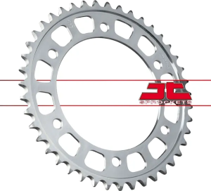 JT SPROCKETS Acél hátsó lánckerék, természetes felületű, 3, nordicamoto.ro