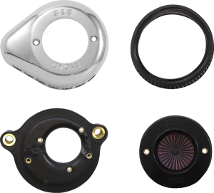 Air Stinger Air Cleaner Kit Silver, 3, nordicamoto.ro