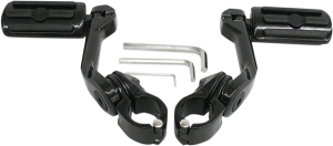 Highway Pegs With Mount Set Kit Black, 2, nordicamoto.ro