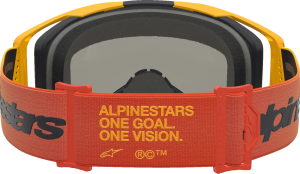 Alpinestars Vision 8 borostyánvörös/fekete/színezett lencsés síszemüveg, 2, nordicamoto.ro