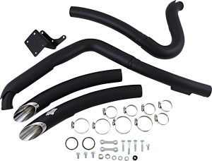 Big Radius 2:2 Exhaust System Black, 2, nordicamoto.ro