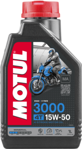 MOTUL 3000 15W50 négyütemű motorolaj, 1 l