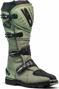 Sidi MX/Enduro Agueda Army/Black csizma, fekete/zöld, 43-as méret, 2, nordicamoto.ro