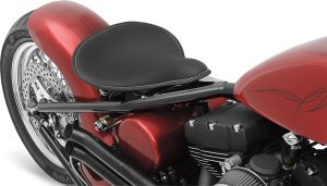 Large Low-profile Spring Solo Seat Black