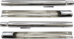 Bad Hombre Dual Exhaust System Chrome, 2, nordicamoto.ro