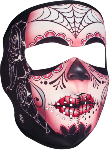 Add ide a motoros szánját!, Zan Headgear neoprén teljes arcmaszk SUGAR SKULL, nordicamoto.ro