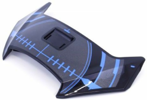 SHOEI XSPR3 sisak felső szellőzőnyílás-kiegészítő – narancssárga/fekete, 1, nordicamoto.ro