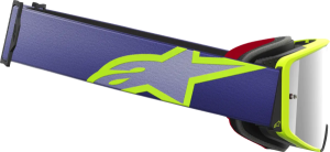 Alpinestars Supertech Vision Corp szemüveg, lila/sárga, EGY MÉRET, 4, nordicamoto.ro