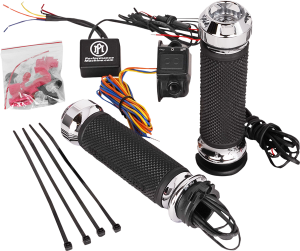 Apex Heated Grips Silver