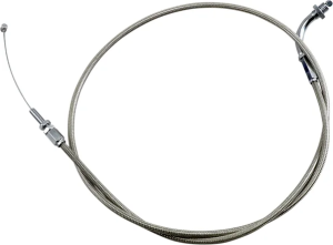 Armor Coat rozsdamentes acél fojtószelep-/alapjárati kábel cruiser motorkerékpárokhoz – Silver Standard modell, 1, nordicamoto.ro