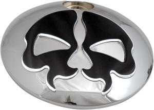 Split Skull Fuel Door Chrome