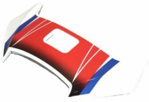 SHOEI XSPR3 sisak felső szellőző kiegészítő – fehér/kék/piros, 1, nordicamoto.ro