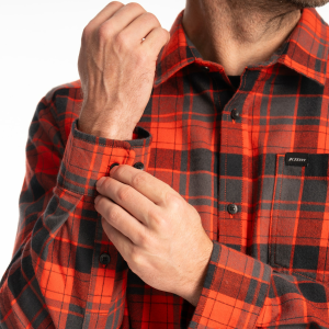 Cottonwood Midweight Flannel Shirt Monument - Black (Non-Current), 2, nordicamoto.ro