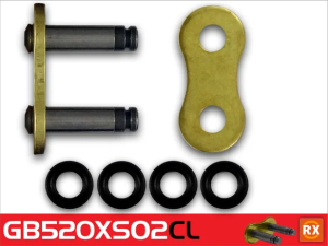 520 Xso2 Drive Chain Gold, Black, 2, nordicamoto.ro