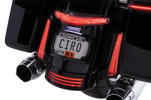 Latitude Taillight And License Plate Mount Black, 2, nordicamoto.ro
