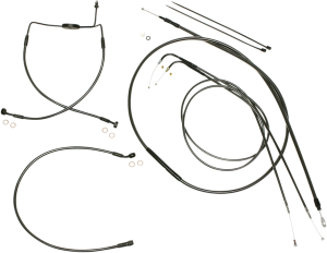 Black Pearl Designer Handlebar Installation Kit Black, 2, nordicamoto.ro