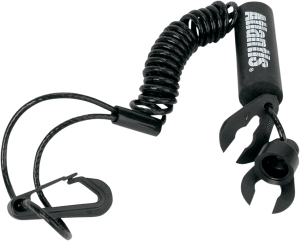 Multi-end Floating Lanyard Black, White