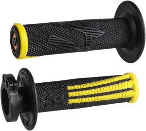 Emig Pro V2 rögzíthető markolatok, fekete, sárga, 1, nordicamoto.ro