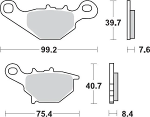 Racing Brake Pads Offroad, 1, nordicamoto.ro