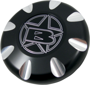 Low Profile Billet Aluminum Fuel Cap Black, 1, nordicamoto.ro