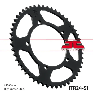 JT SPROCKETS hátsó lánckerék, természetes színű, 1, nordicamoto.ro