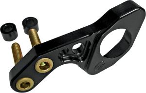 Ignition Switch Relocation Bracket Black, Gold