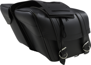 Highwayman Slant-style Saddlebags Black