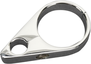 Billet Cable And Brake Line Guide Silver
