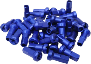 MOOSE RACING Nipple Set Blue, Polished, Anodized, 1, nordicamoto.ro