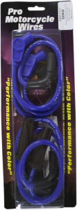 8mm Custom-fit Spark Plug Wire Kit Blue, 2, nordicamoto.ro