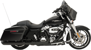 Slashdown Slip-on Mufflers Black, 1, nordicamoto.ro