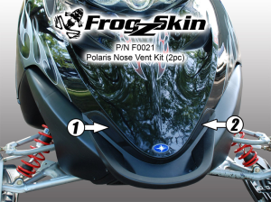 SPI Frogskinz 2005-11 Polaris IQ Nose Vent Kit (2pc)