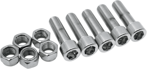 Rotor, Sprocket And Belt Mounting Hardware Kit Silver, 1, nordicamoto.ro
