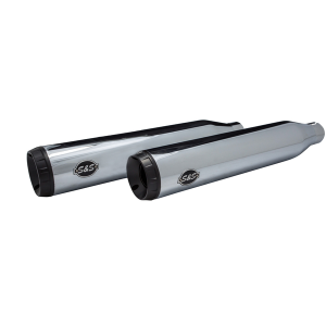 Grand National Ec Slip-on Mufflers Black, Chrome, 3, nordicamoto.ro
