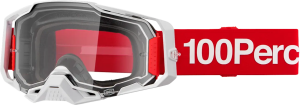 Ochelari 100% Armega Red/White - Clear ONE SIZE, 1, nordicamoto.ro