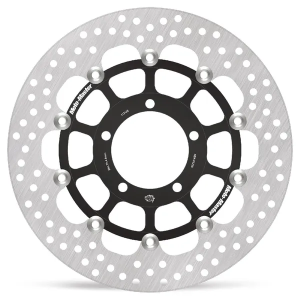 Halo sorozatú úszó rotor, fekete, rozsdamentes acél, 1, nordicamoto.ro