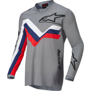 Alpinestars Racer Braap póló, közepes szürke színben, L-es méretben, 1, nordicamoto.ro