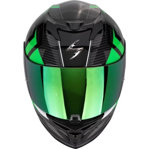 SCORPION EXO-520 EVO AIR SENSUS teljes arcú bukósisak, fekete/zöld, S méret, 3, nordicamoto.ro