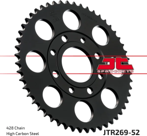 JT SPROCKETS hátsó lánckerék, fekete 