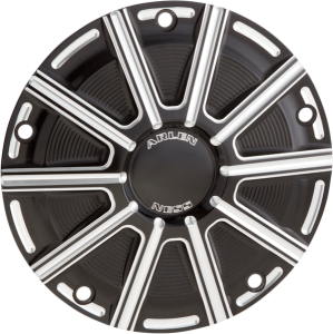 10-gauge Derby Cover Silver, Black Anodized