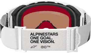 Alpinestars Supertech Corp Abs Vision fehér/szürke szemüveg, 2, nordicamoto.ro