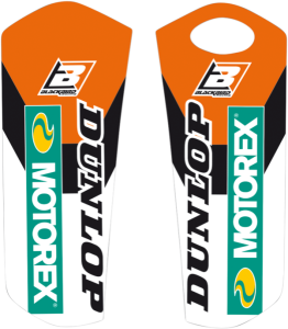 Dream 4 Forkgurd Graphics Black, Green, Orange, White, 2, nordicamoto.ro