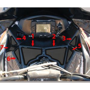 SPI Frogskinz 2010-14 Polaris Rush/Switchback/RMK Air Box Intake Vent Kit (5pc)