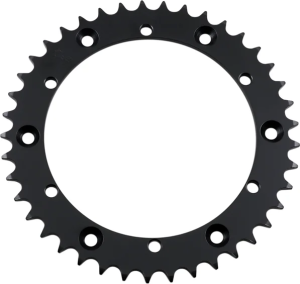 JT SPROCKETS Steel Rear Sprocket Black, Zinc 