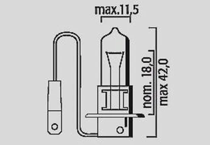Halogen Headlight Bulbs, 2, nordicamoto.ro