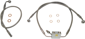 Xr Dual Disc Abs Brake Line Kit Chrome