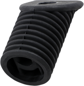 Rubber Replacement Driver Footpegs And Shifter Peg Black