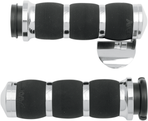 3-ring Air Cushioned Grips Black, 1, nordicamoto.ro