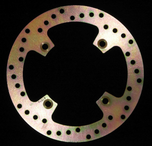 Round D-series Fixed Offroad Brake Rotor Gold, Zinc, 1, nordicamoto.ro